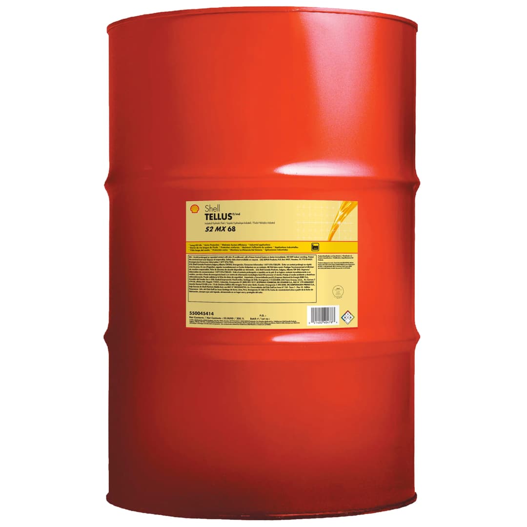 Shell - روغن هیدرولیک Shell Tellus S2 MX 68-بشکه - تصویر محصول 1