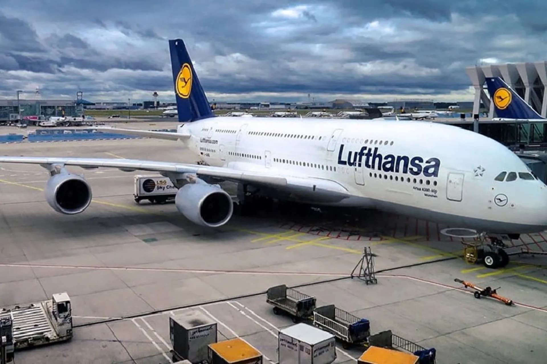 حادثه برای بوئینگ 787 لوفتهانزا در فرودگاه فرانکفورت