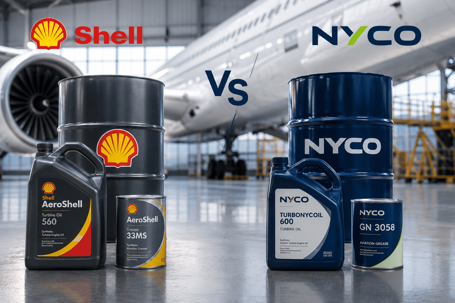 مقایسه روغنهای شل و نایکو؛ کدام برند برای صنایع حساس انتخاب بهتری است؟